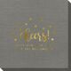 Confetti Dots Cheers Bamboo Luxe Napkins Image 3 of 4